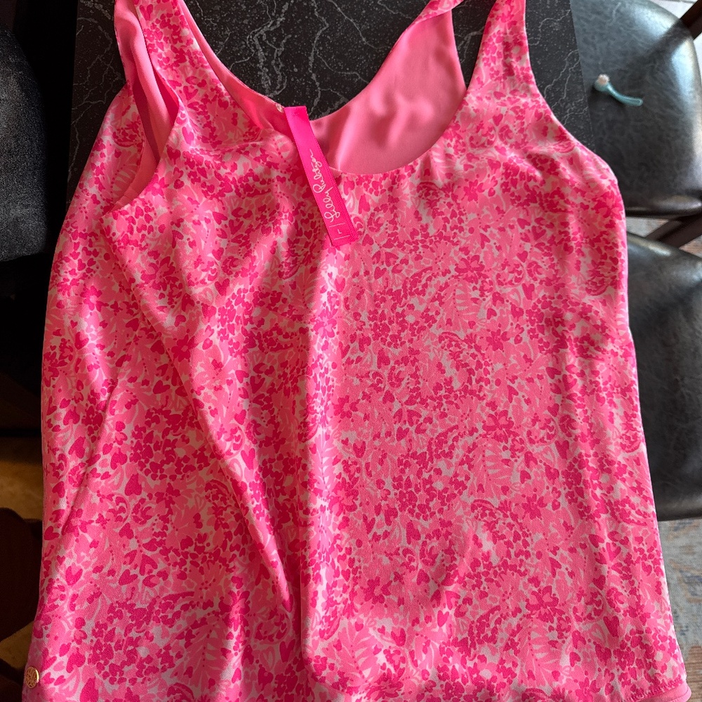 Lily Pulitzer folin reversible tank size large
